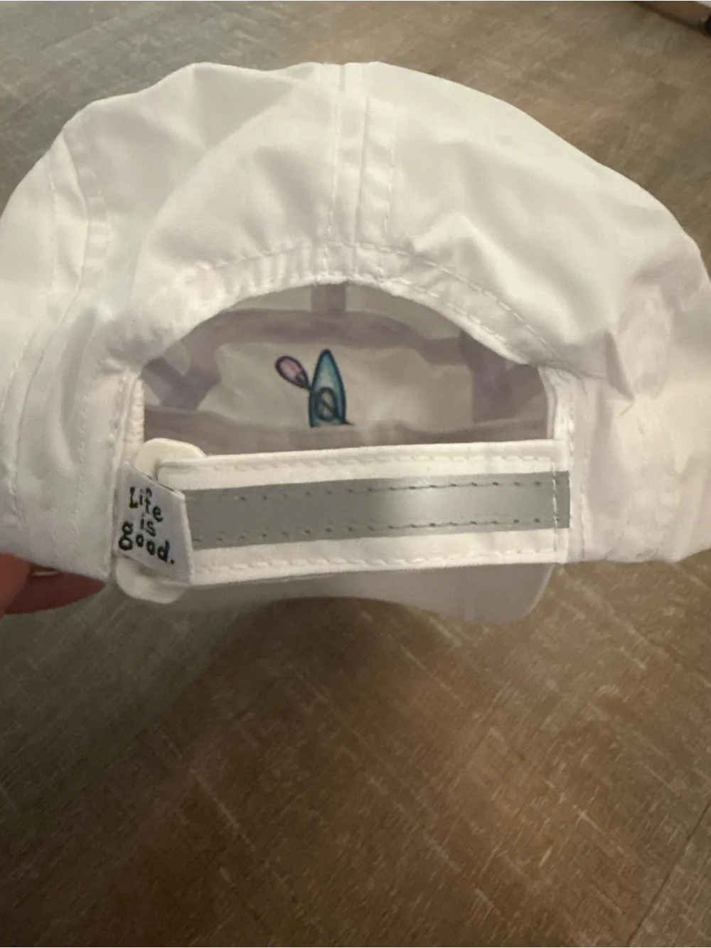 Life is Good Just Add Water Embroidered White Hat